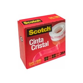 CINTA ADHESIVA SCOTCH CRISTAL 19MM X 20M