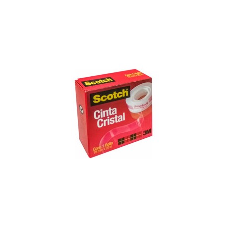 CINTA ADHESIVA SCOTCH CRISTAL 19MM X 20M