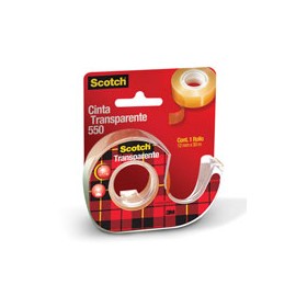 CINTA SCOTCH 550 12MM X 30M CON DESPACHADOR