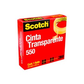 CINTA ADHESIVA SCOTCH 550 TRANSPARENTE 24MMX ...