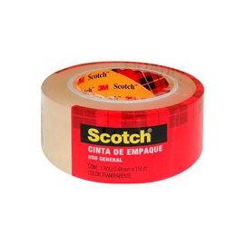 CINTA PARA EMPAQUE SCOTCH TRANSPARENTE 48MMX ...