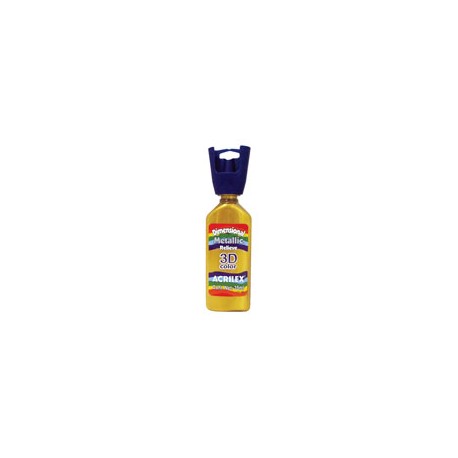 PINTURA DE RELIEVE ACRILEX METALLIC 35 ML