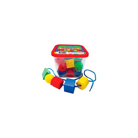 JUEGO DIDÁCTICO EVAFLEX ENHEBRADOS 24 PIEZAS