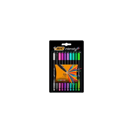 PLUMILES BIC INTENSITY 0.4MM CÁLIDOS PAQUETE ...