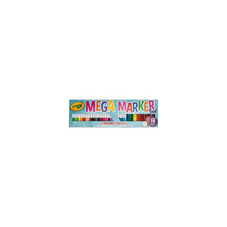PLUMILES CRAYOLA MEGAMARKER SET CON 50