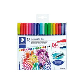 PLUMILES DOBLE PUNTA STAEDTLER DUO PAQUETE C ...