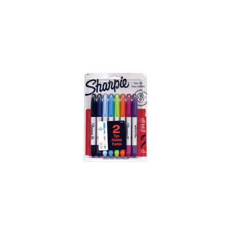 MARCADOR PERMANENTE SHARPIE TWIN FINO ULTRA