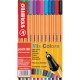 PLUMONES STABILO 88/12 POIT 88 MIX COLORS CO ...