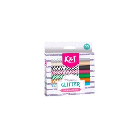 MARCADOR NORMA KIUT GLITTER CON 10