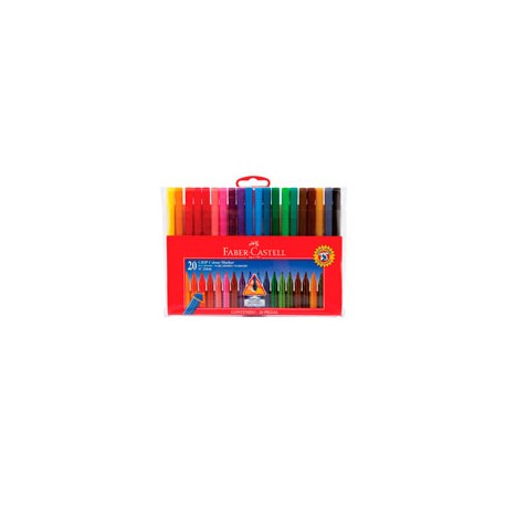PLUMILES FABER- CASTELL 32046 MARKER CON 20