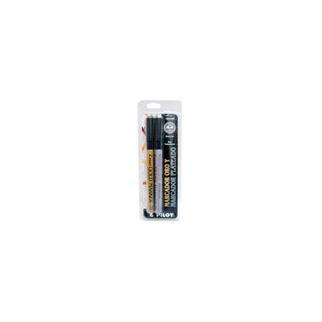 MARCADORES PILOT GOLD AND SILVER  PUNTA EXTR ...