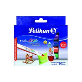 MARCADOR PELIKAN MARKATODO PAQUETE CON 6