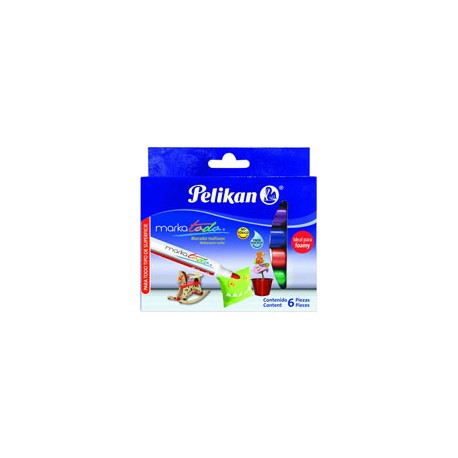MARCADOR PELIKAN MARKATODO PAQUETE CON 6