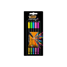 PLUMILES BIC INTENSITY 0.4MM CÁLIDOS PAQUETE ...