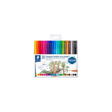 PLUMILES STAEDTLER 338 TRIPLUS 0.8MM PAQUETE ...