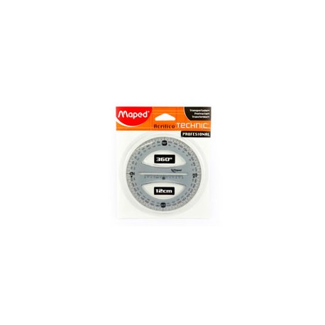 TRANSPORTADOR MAPED 1360-B DE 12 CM