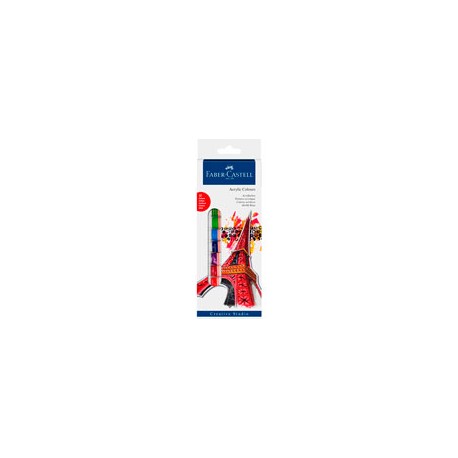 PINTURA ACRÍLICA FABER-CASTELL 169501 STARTE ...