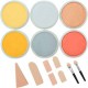 PAN PASTEL COLORES METÁLICOS PAQUETE CON 6