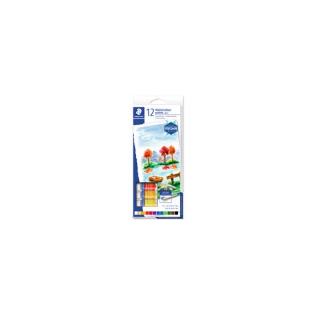 PINTURA ACUARELA STAEDTLER TUBO 12ML PAQUETE ...