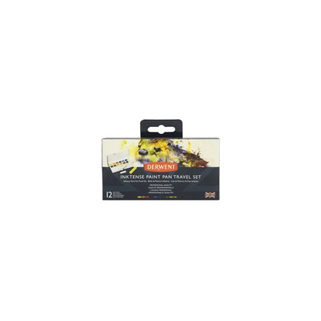 ACUARELAS DERWENT INKTENSE CAJA CON 12 PASTI ...