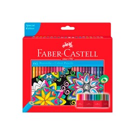 LÁPICES DE COLORES FABER-CASTELL HEXÁGONALES ...