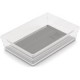 BANDEJA CVR SISTEMO 15.5X22.5X5 CM TRANSPARE ...