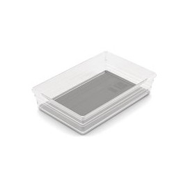 BANDEJA CVR SISTEMO 15.5X22.5X5 CM TRANSPARE ...