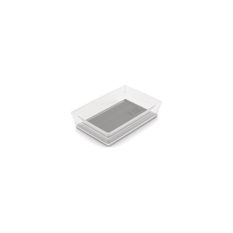BANDEJA CVR SISTEMO 15.5X22.5X5 CM TRANSPARE ...