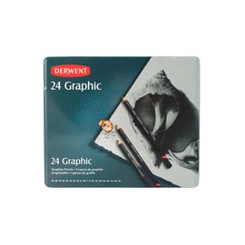 LÁPICES DE GRAFITO DERWENT GRAPHIC CON 24