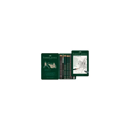 ESTUCHE FABER-CASTELL PITT MONOCHROME CON 11