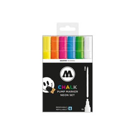 MARCADOR MOLOTOW BAS CHALK NEÓN 4 MM PAQUETE ...