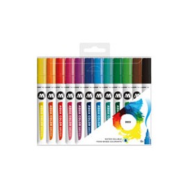 MARCADOR MOLOTOW AQUA COLOR BRUSH BÁSICO 1 P ...