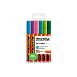 MARCADORES MOLOTOW ONE4ALL BÁSICO 2 DE 2 MM  ...