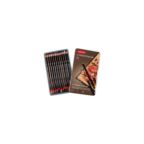 LÁPICES DE CARBÓN DERWENT TINTED CHARCOAL CO ...