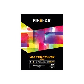 BLOCK FIRENZE AQUA 240G 14.8X21 CM CON 30 HO ...