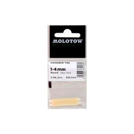 PUNTAS MOLOTOW REDONDAS 1-4 MM BOLSA CON 2