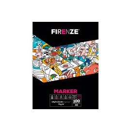 BLOCK FIRENZE MARKER 70G 14.8X21 CM CON 100  ...