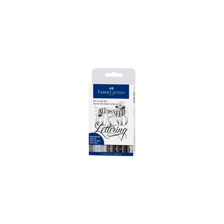 MARCADORES FABER-CASTELL PITT ARTIST PEN LET ...