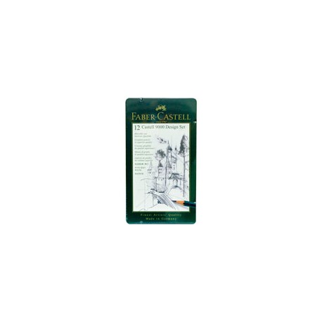 LÁPICES FABER-CASTELL 9000 DESIGN SET CON 12