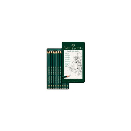 LÁPICES FABER-CASTELL 9000 ART SET  CON 12