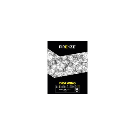 BLOCK FIRENZE DRAWING 140G 14.8X21 CM CON 50 ...