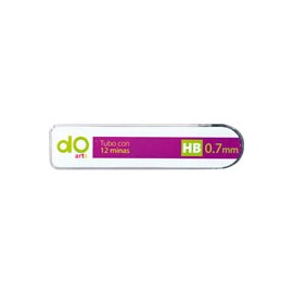 MINA DO ARTS 0.7 MM HB TUBO CON 12