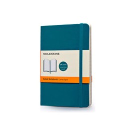 LIBRETA MOLESKINE AQUA 9X14CM RAYA