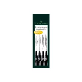 MARCADORES FABER-CASTELL PITT ARTIST PEN NEG ...