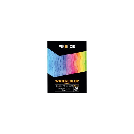 BLOCK FIRENZE AQUA 300G 21X29.7 CM CON 30 HO ...
