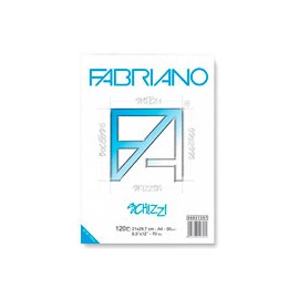 BLOCK FABRIANO SCHIZZI 21X29 CM 120 HOJAS