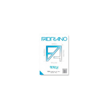 BLOCK FABRIANO SCHIZZI 21X29 CM 120 HOJAS