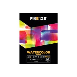 BLOCK FIRENZE AQUA 240G 21X29.7 CM CON 30 HO ...