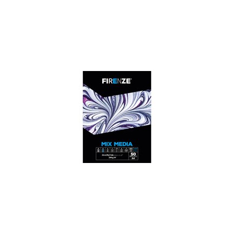 BLOCK FIRENZE MIX CRM 200G 21X29.7 CM CON 50 ...