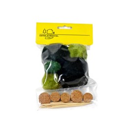 ARBOLES FRONDOSOS PARA MAQUETA C/6 VARIOS M ...